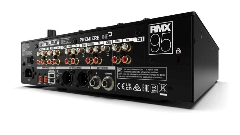 Reloop RMX‑95 Digital 4‑Channel DJ Mixer