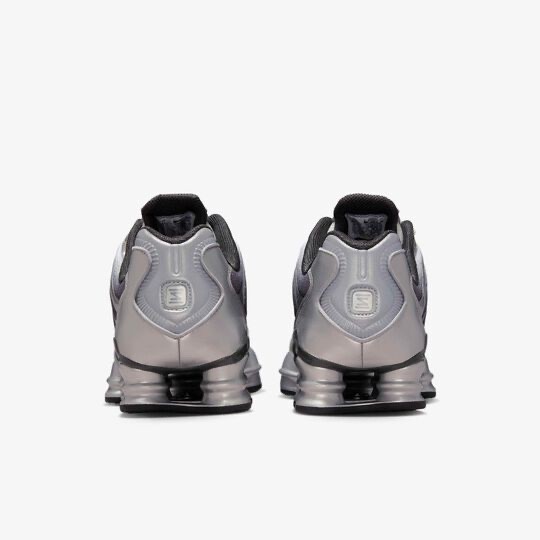 Nike Shox TL Print Metallic Silver Grey Shoes Mens Size US 11.5 Casual Sneakers✅