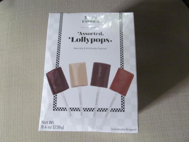 See's Candies 8.4 oz oz assorted pops  Pops  choc van butterscotch coffee