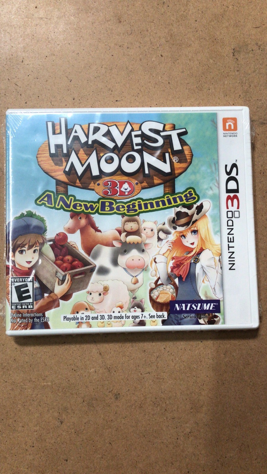 Brand New Sealed in Box Harvest Moon 3D: A New Beginning (Nintendo 3DS, 2012)