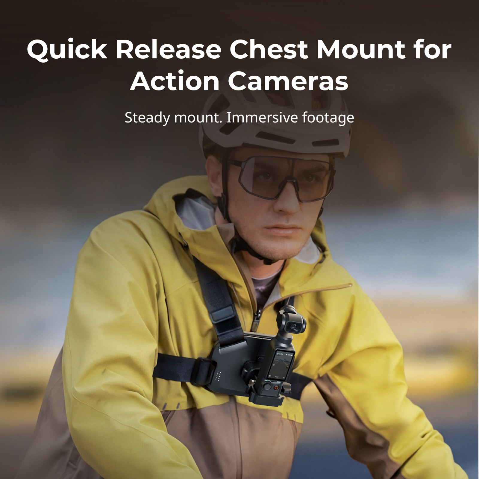 SmallRig Action Camera Chest Mount for DJI Osmo Pocket 3 / 4 Camera - 6050