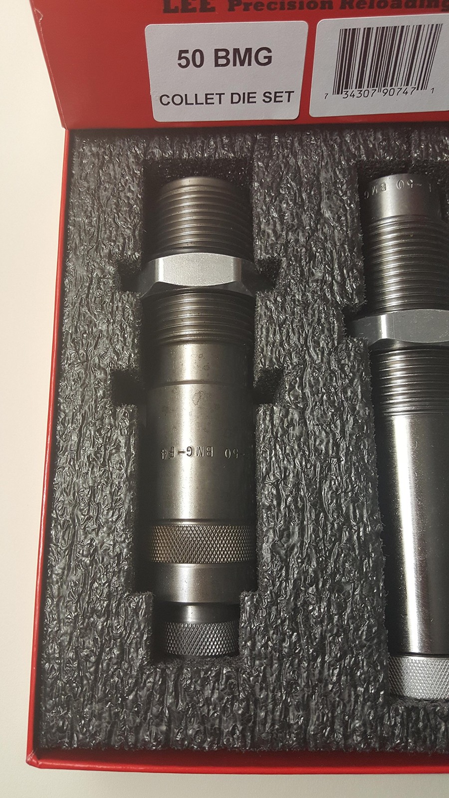 Lee Precision Reloading Collets 50 Bmg (L Series Thread) Die Small, Silver