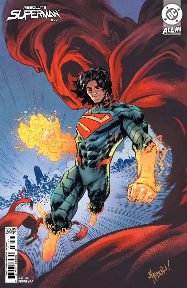 Absolute Superman #22 CVR D Scott Hepburn Card Stock VAR Pre Order 8/5/26