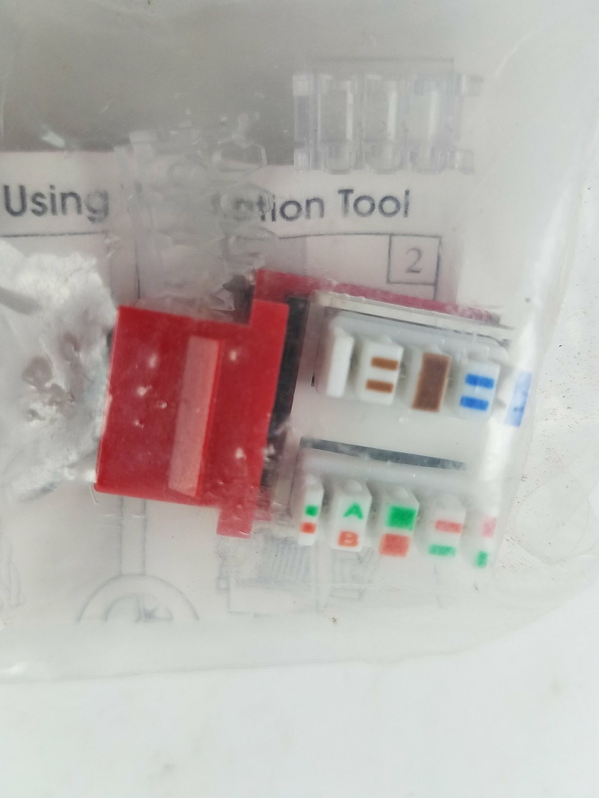 Pan Pacific CAT5E Enhanced Keystone Jack DC-VC5-8-RD-R