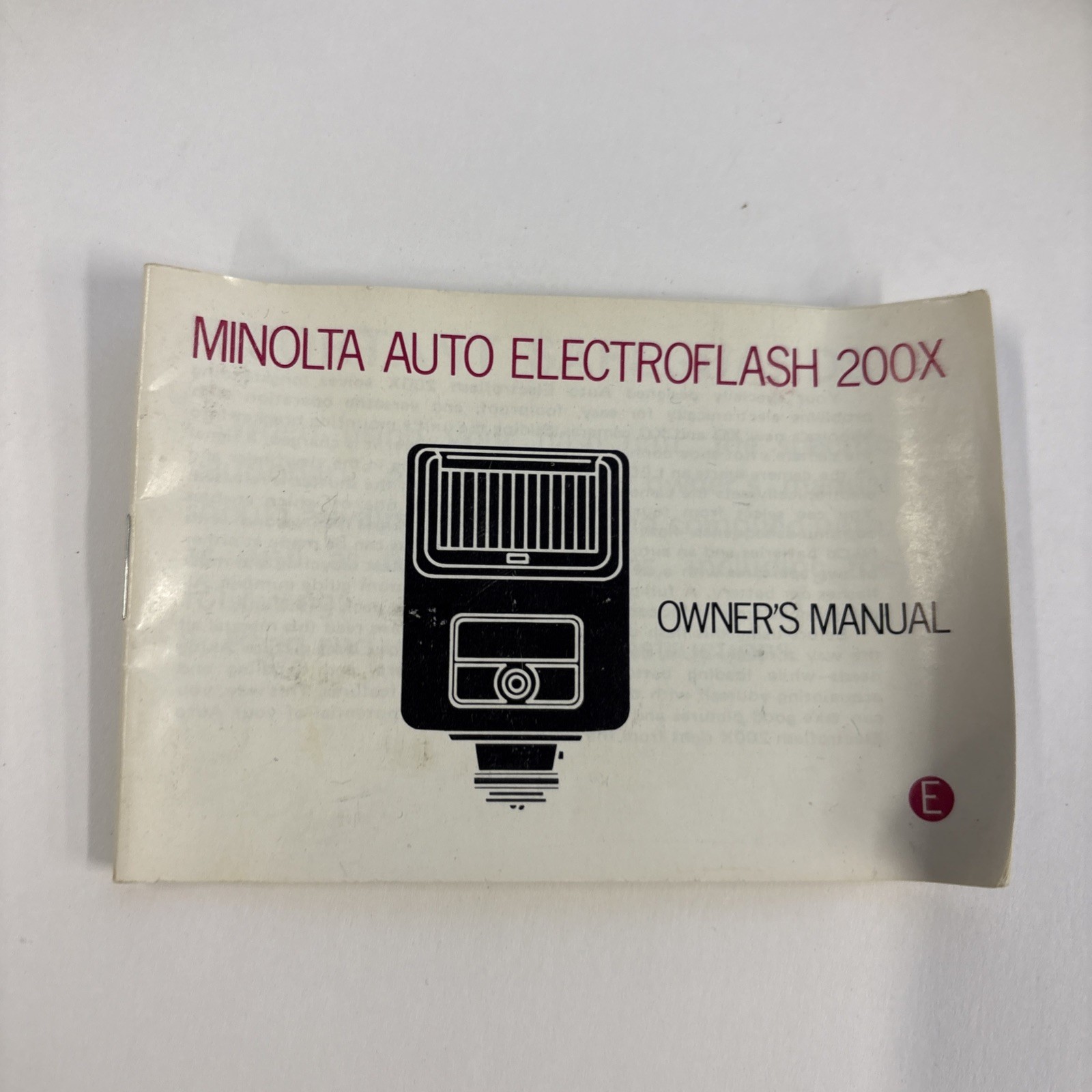 Konica Minolta Auto Electroflash 200X Shoe Mount Flash for Konica Minolta