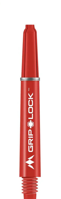 Mission Griplock Dart Shafts Red Tweenie 41mm