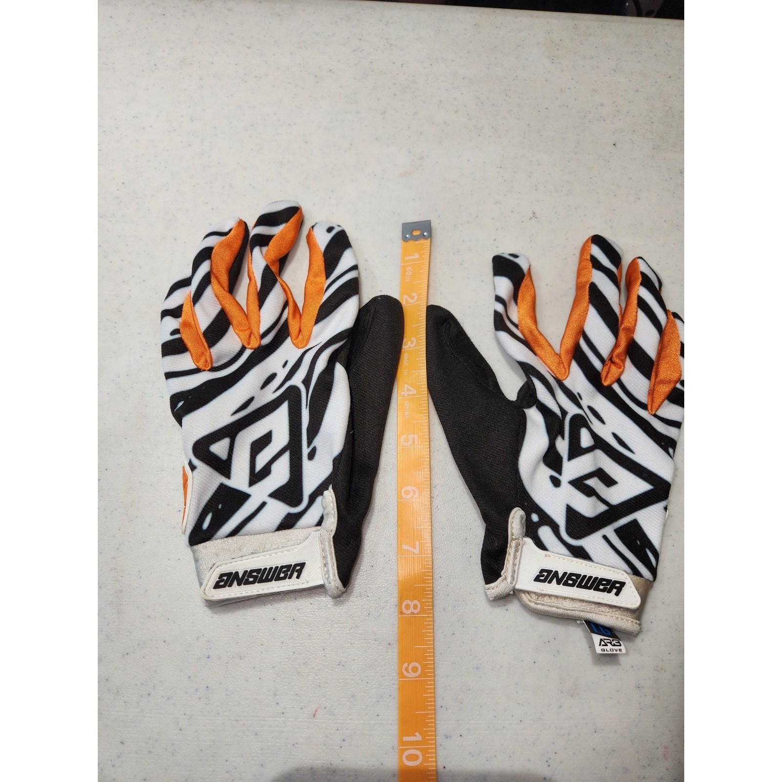 Answer Motocross AR3 Black & White Gloves sz L