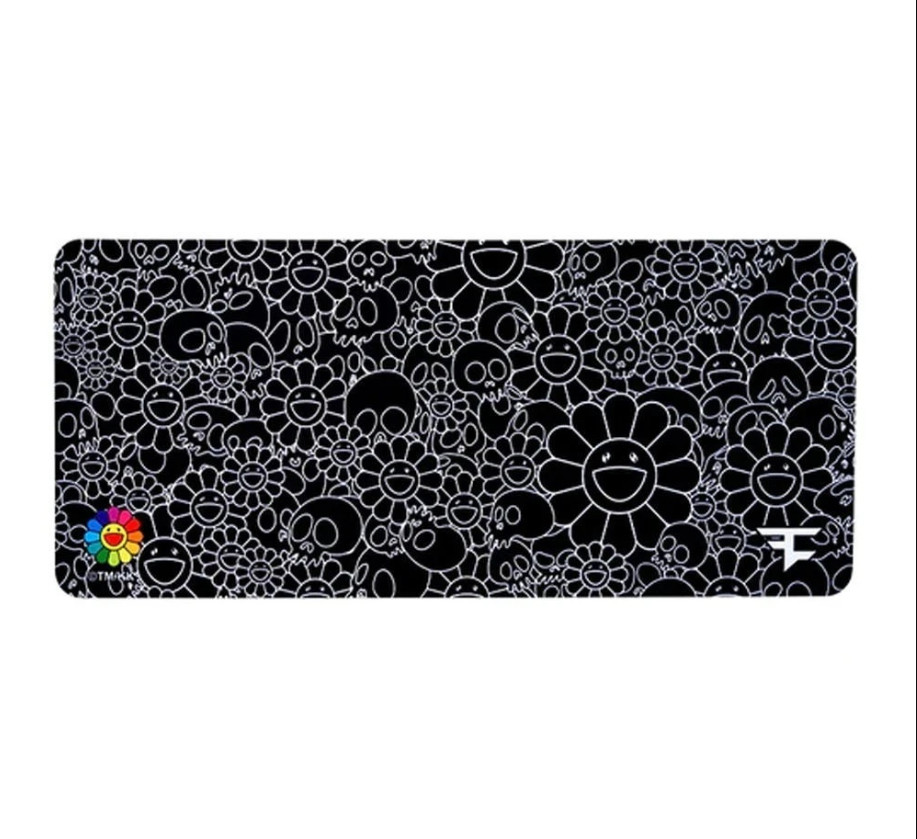 Takashi Murakami x Faze Clan XLarge Black Gaming Mousepad 2021