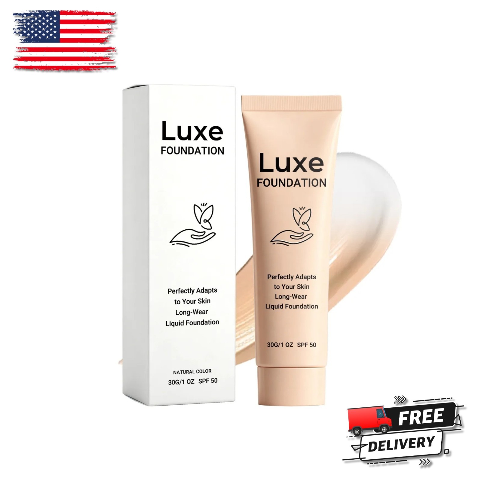 Luxe Color Changing Foundation for Women 30Ml Light to Medium Color Coverage