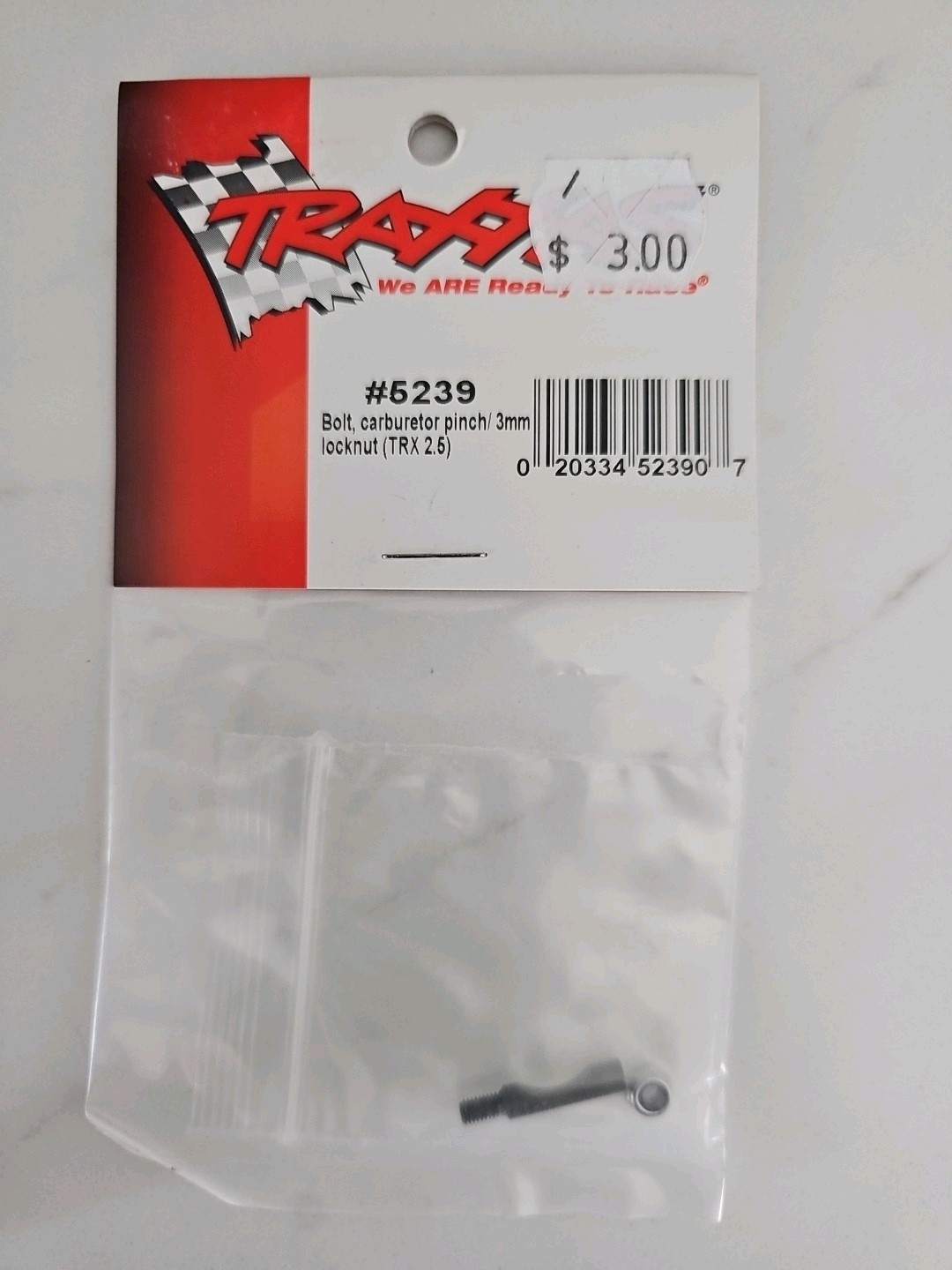 Traxxas 5239 Carburetor Pinch Bolt & 3mm Locknut For  TRX 2.5 2.5R 3.3