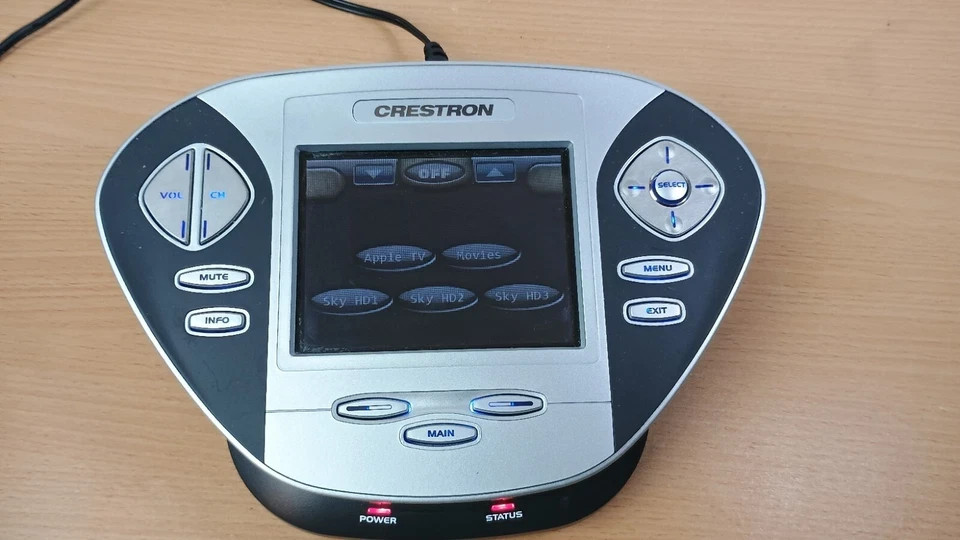 Crestron MT-1000C MiniTouch Handheld Wireless Touchpanel Vintage Rare