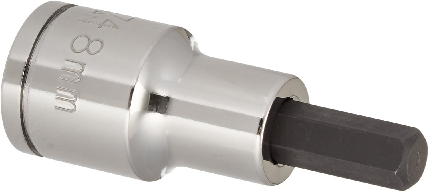 Williams 1/2 Inch Drive Standard Length Hex Bit Metric Sockets, Size 8MM
