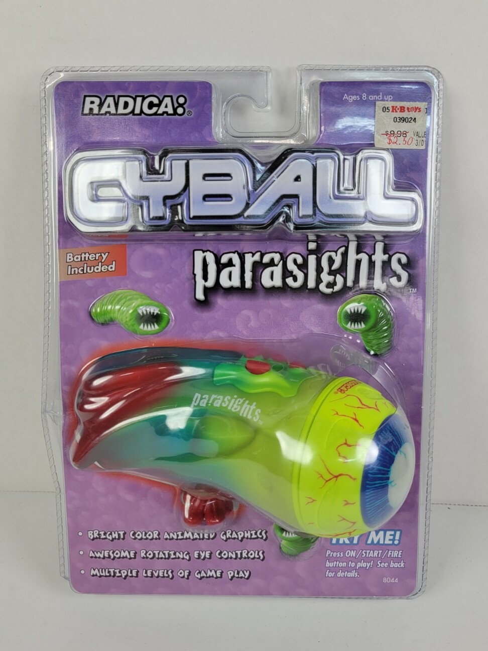 Vintage Radica Cyball Parasights Toy🔥RARE🔥Brand New Sealed. 1999