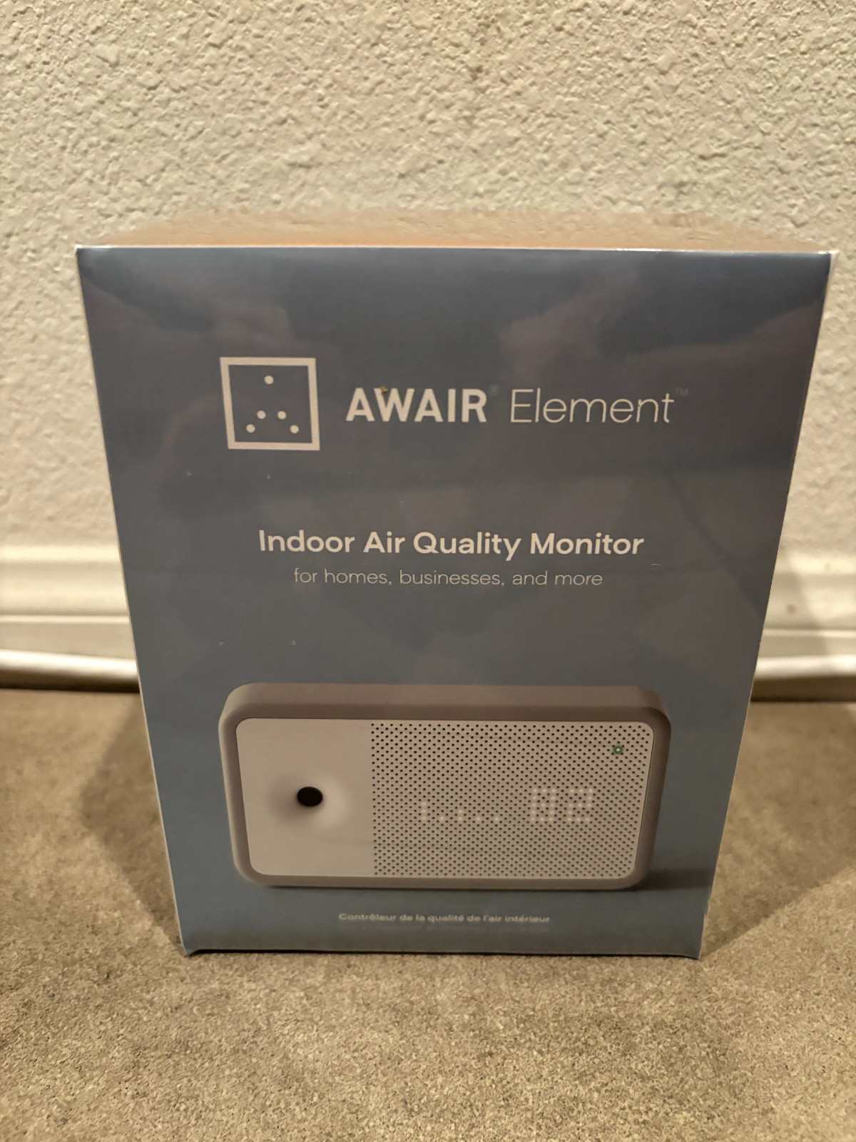 AWAIR ELEMENT INDOOR AIR QUALITY MONITOR - BRAND NEW SEALED