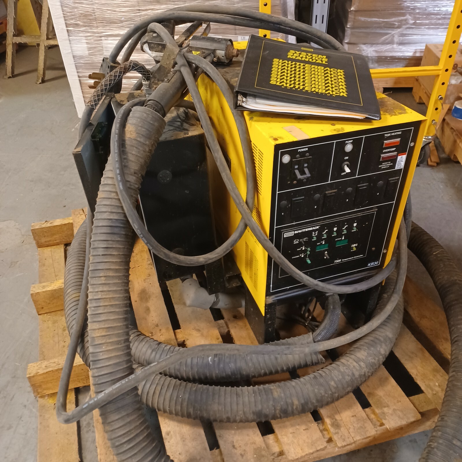 Slautterback KB30 Hot Melt Glue Machine with Applicator Hose - AS IS