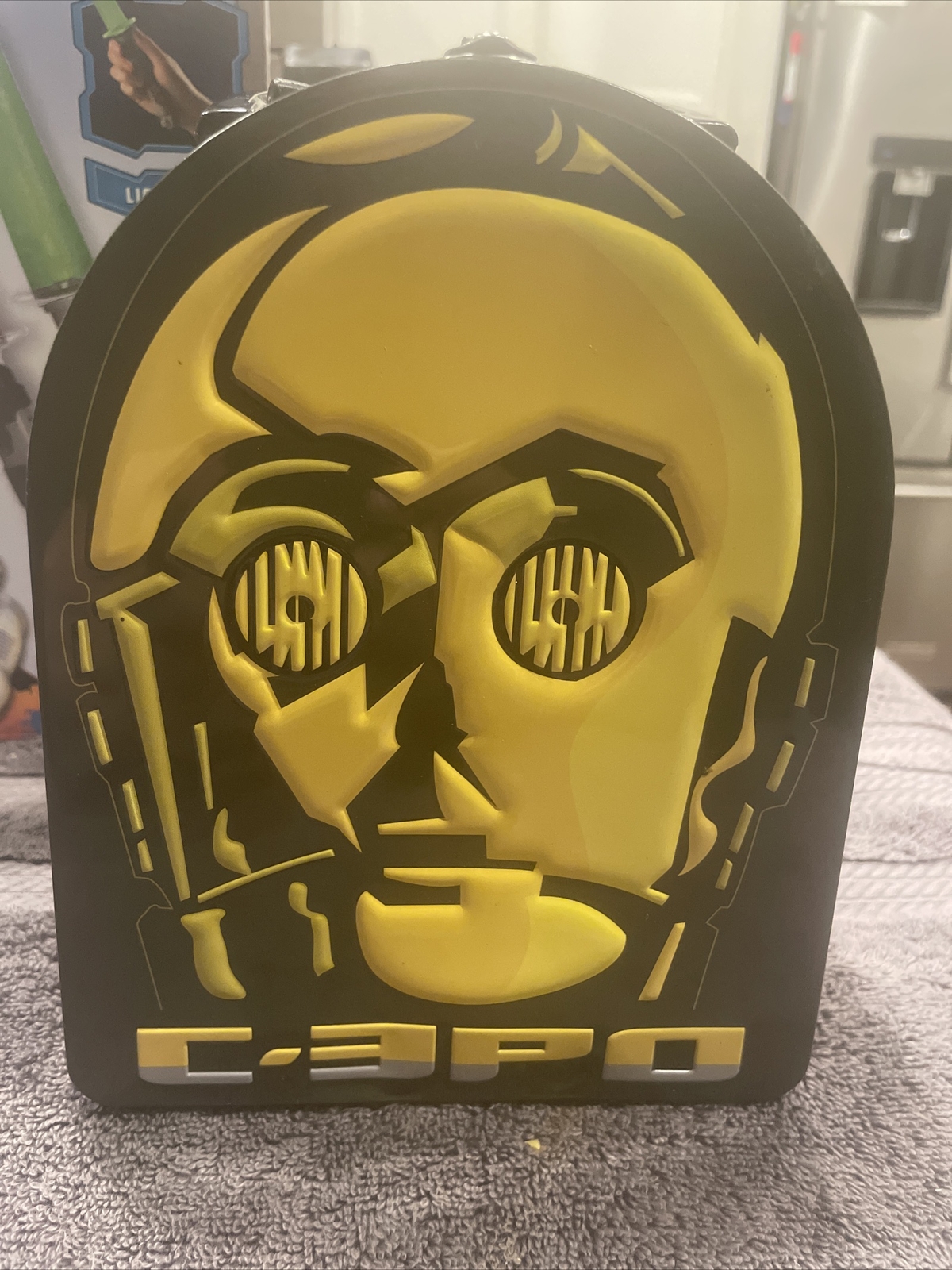 Star Wars C-3PO Lunchbox Tin Box Head Shaped by Tin Box Co C3PO 47017