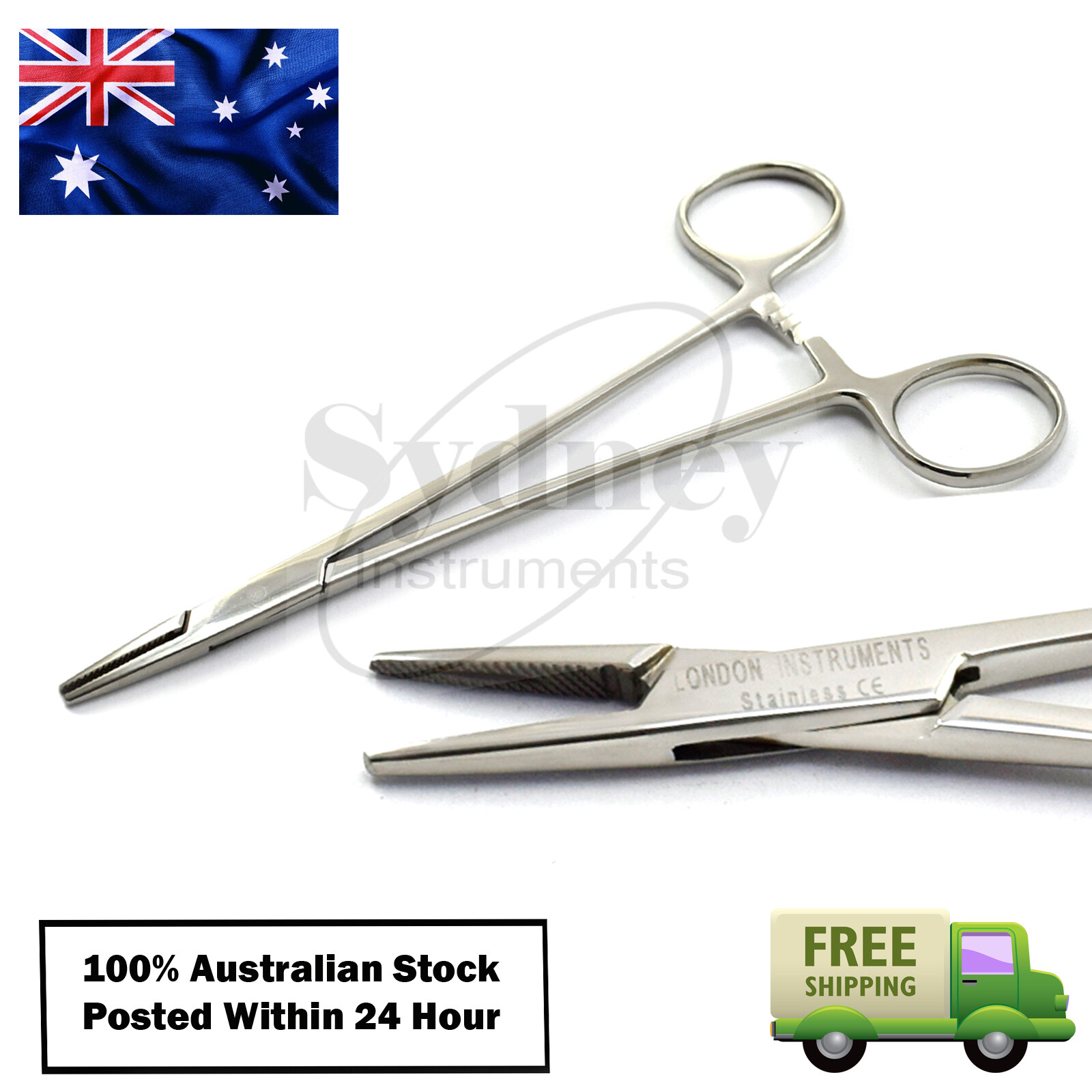 Surgical First Aid Operating Kit Cotton Tweezers Needle Holder Forceps Lab