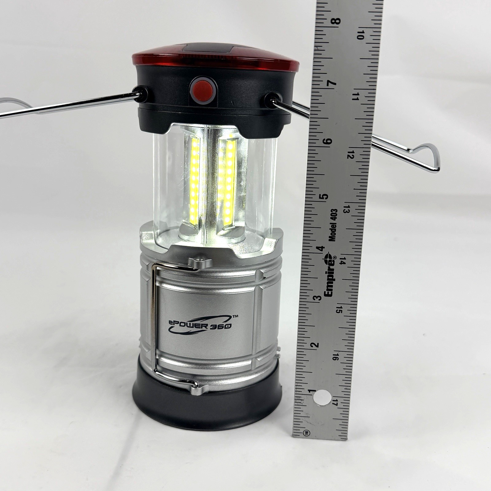 LED EPower 360 Camping Lantern Battery Operated Several Modes Light