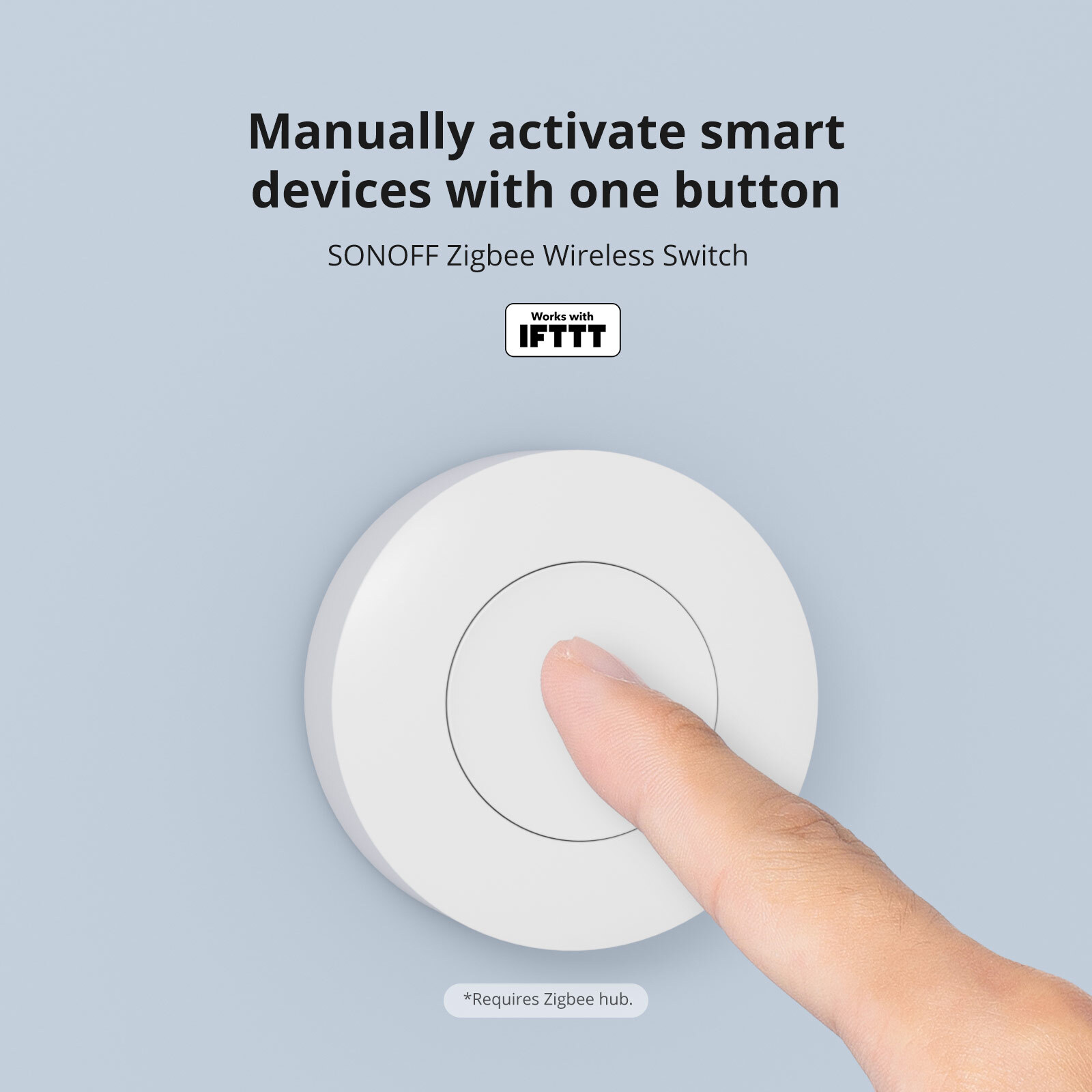 SONOFF Zigbee Wireless Switch SNZB-01P Button Switch Smart Scene Two-way Contol