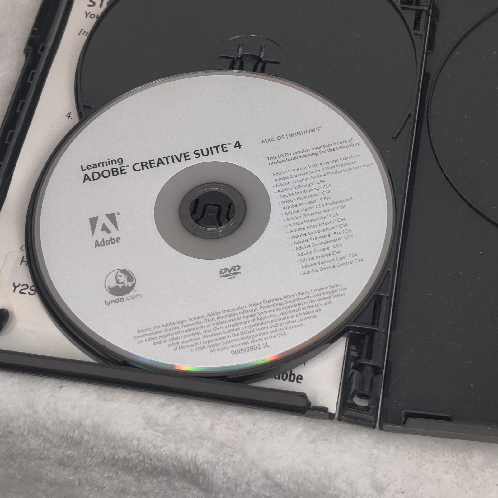 Adobe Creative Suite 4 Web Premium Mac OS Dreamweaver software