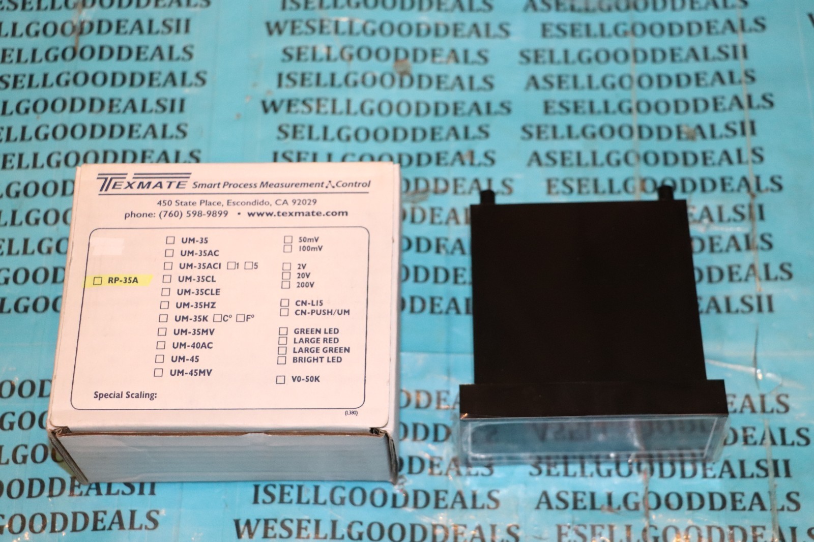 Texmate RP-35A Panel Meter New