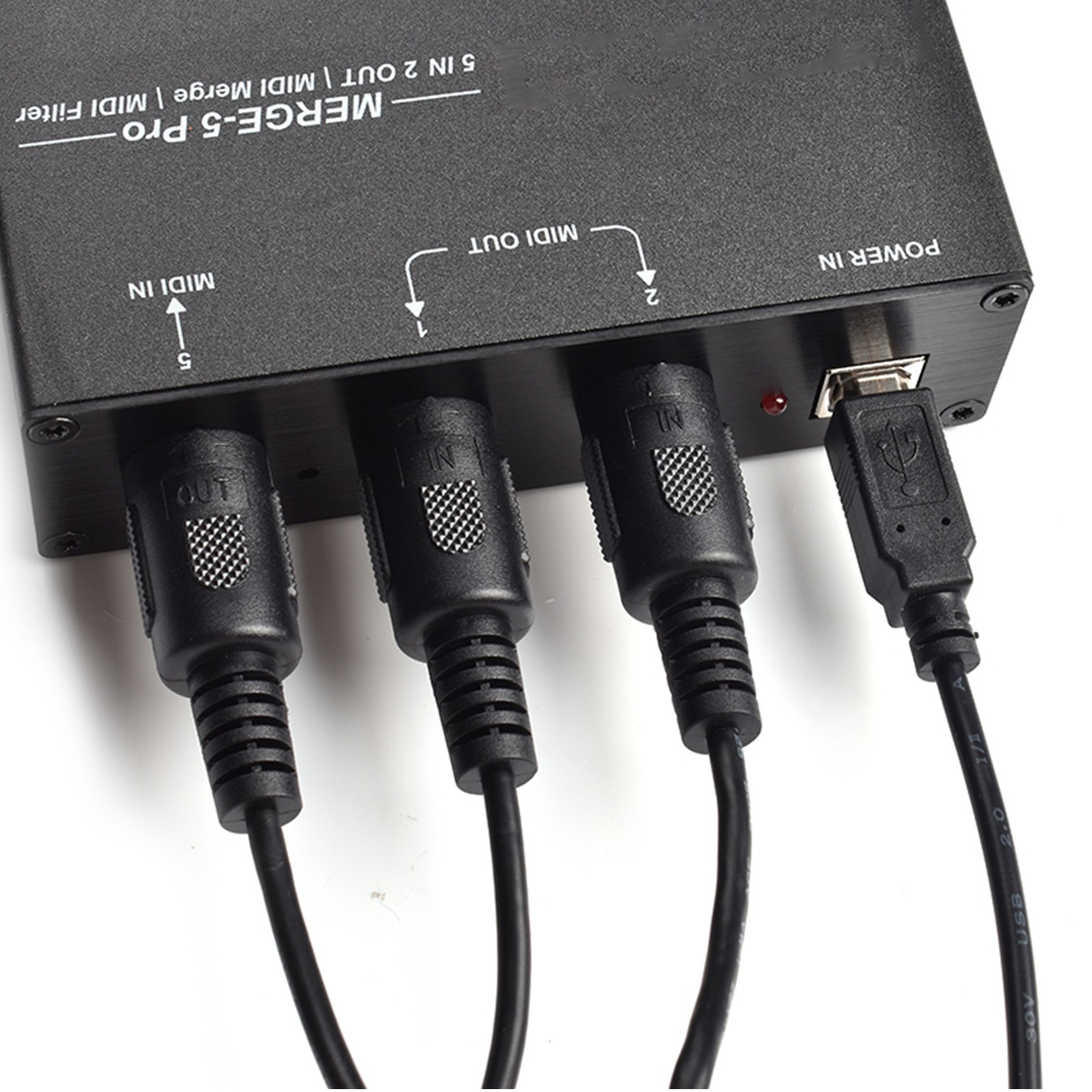 USB MIDI Host Box MIDI Splitter For MIDI Keyboard