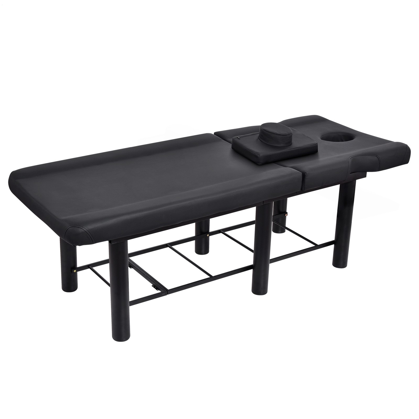 Stationary Massage Table with Backrest for Treatment Table Physical Therapy Tabl