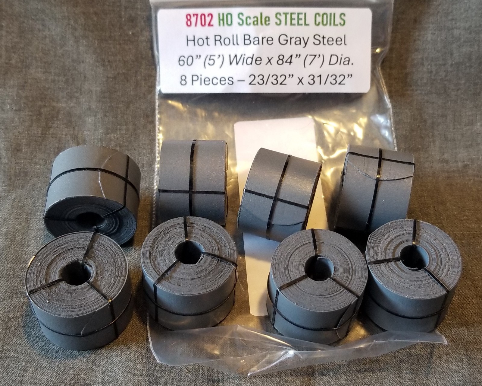 LMH 8702 Detail Part STEEL COIL Car Truck Load Hot Strip Mill 8 Coils 60" 84" HO