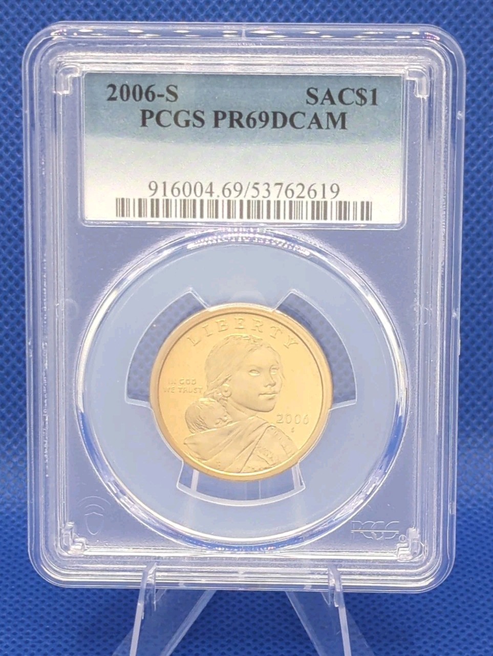 2006 S Sacagawea Dollar Coin PCGS PR69DCAM SAC$1 Graded Slab
