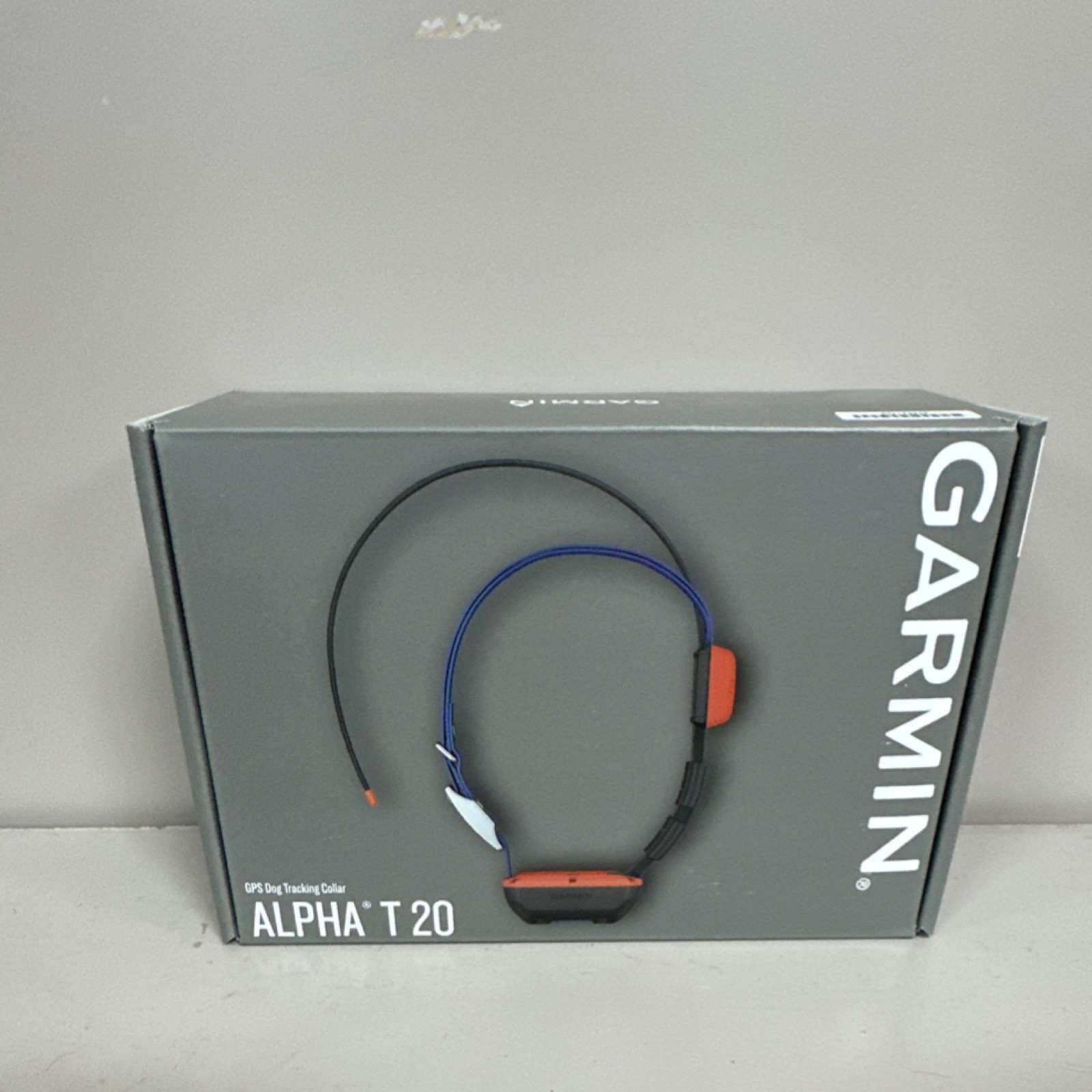 Garmin Alpha T20 Dog Tracking Collar 1-Pack Black/Blue/Orange