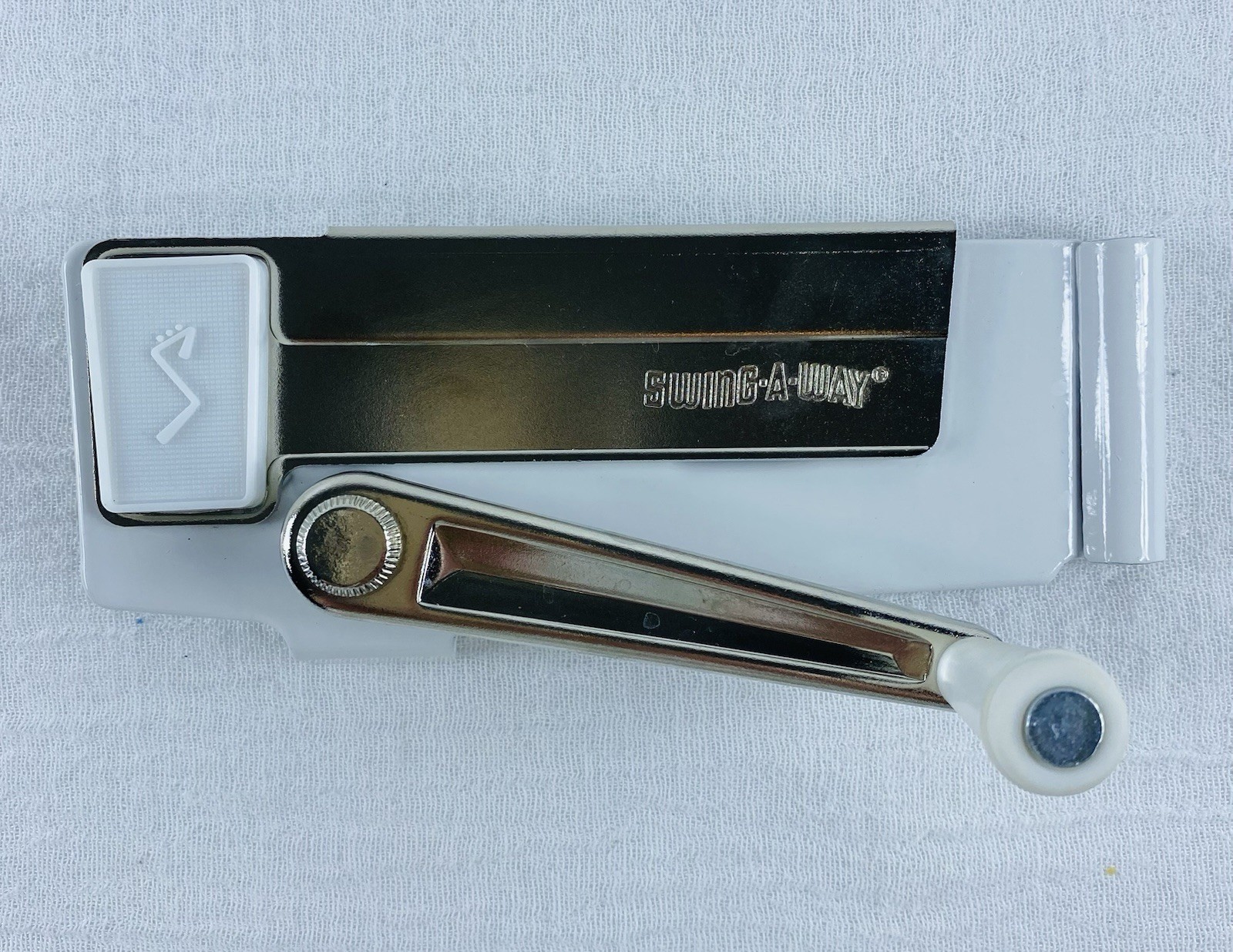 Swing-A-Way Vintage Wall Mount Handy Can Opener- White - No Mounting Bracket EB1