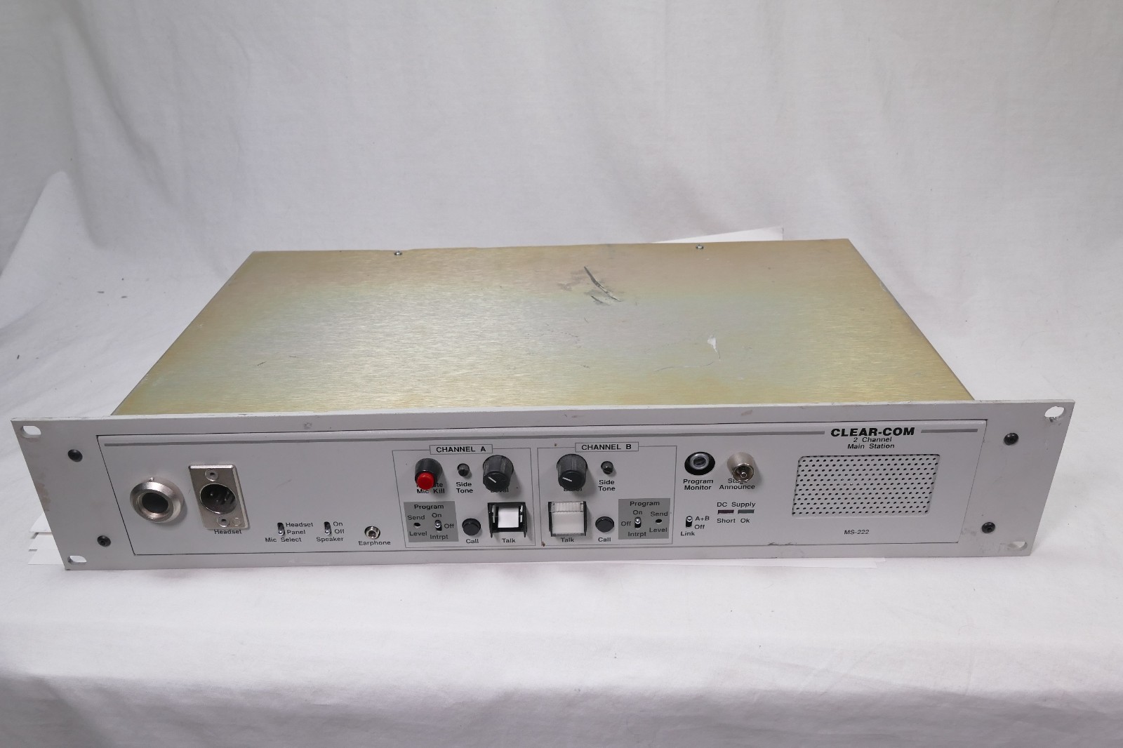 ClearCom MS-222 2-Channel Main Station