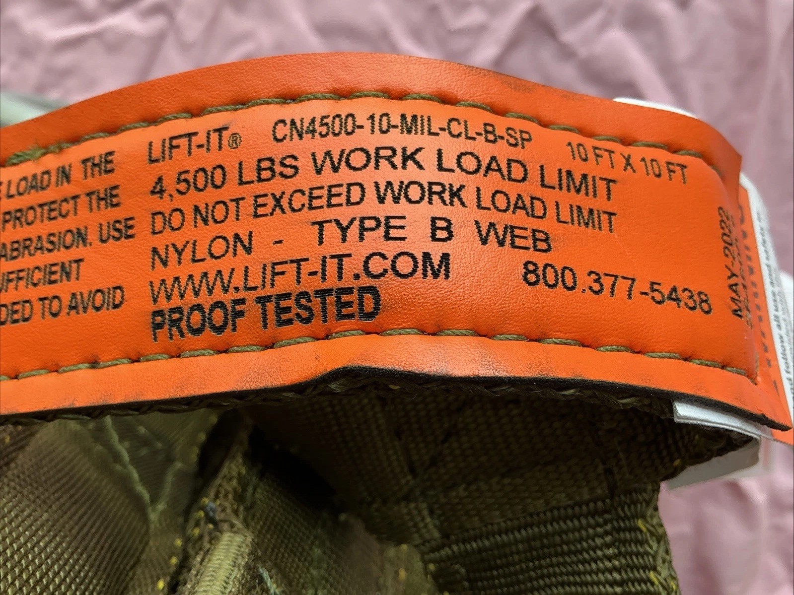 Lift-IT Cargo Net CN-4500-10 Military Grade 4500 LBS Capacity 10x10