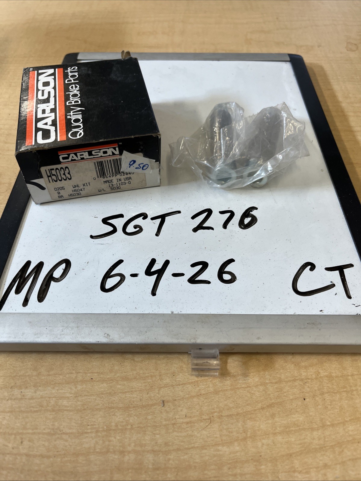 H5033 Carlson. Quality Automotive BRAKE Parts.