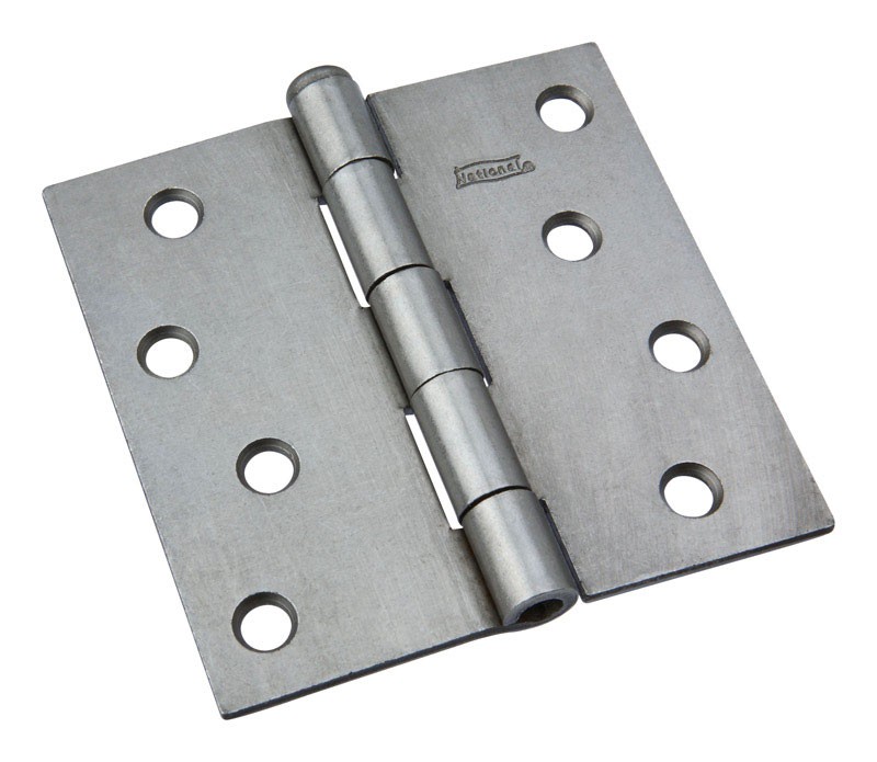National Hardware N139-998 Cold Rolled Steel Removable Pin Broad Hinge 4 in.