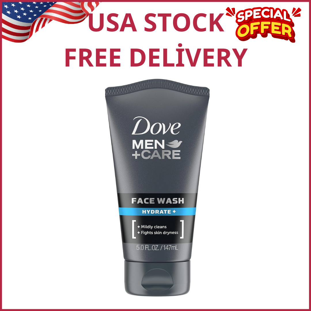 Hydrating Face Wash for Men, 5 fl oz - Moisturizing Formula