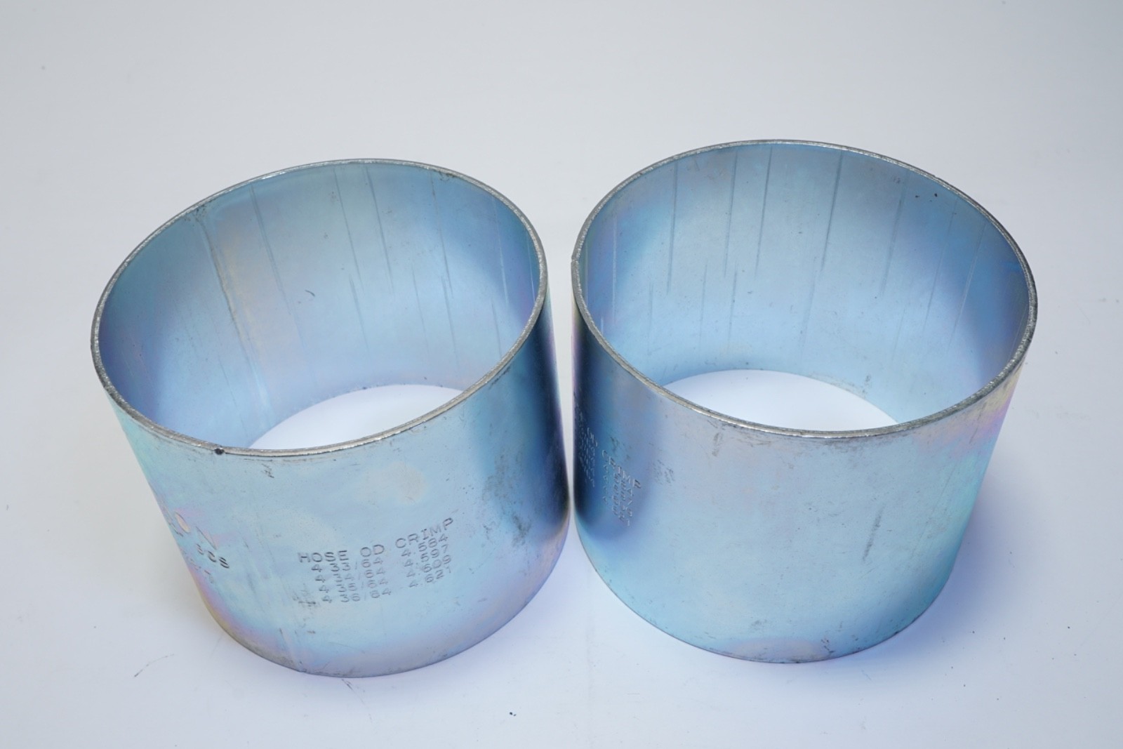 Lot of 2 Dixon CS400-6CS King Crimp Style Sleeve Carbon Steel 092917 Ships FREE