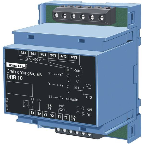Ziehl P 222546 Universal Speed Monitor DRR10 Number of Relay Outputs: 3