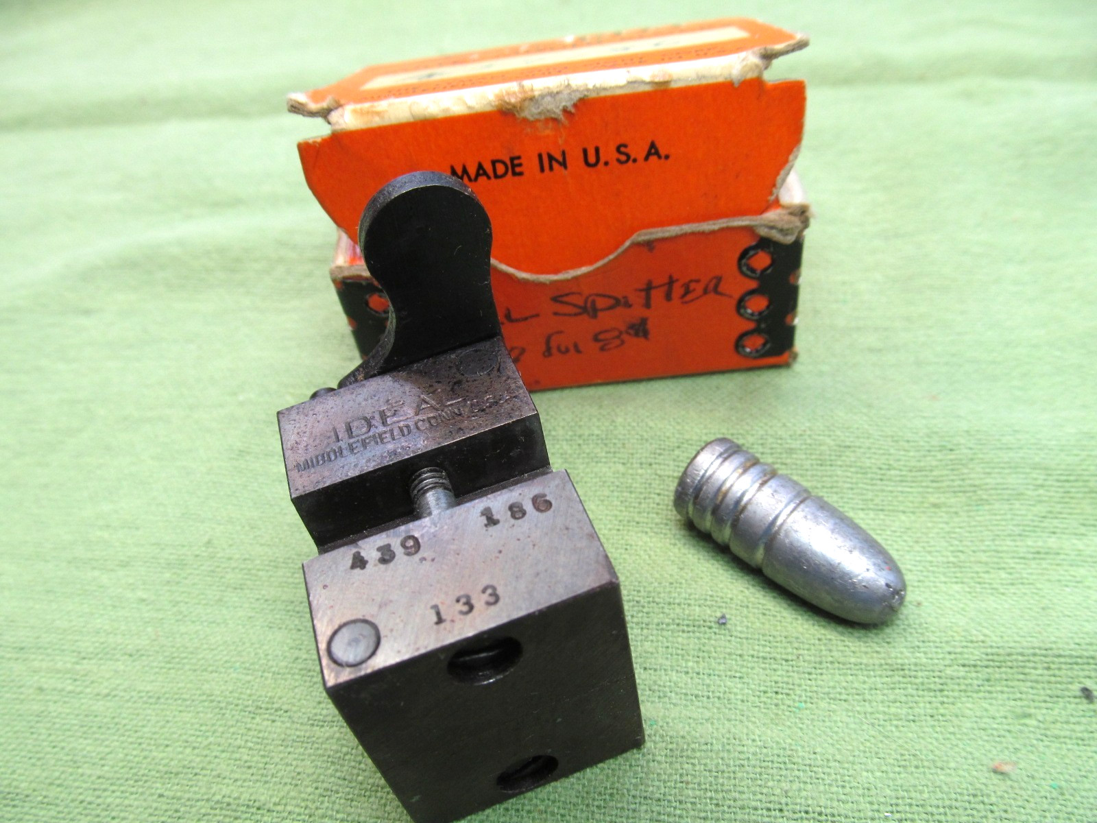 Ideal 439186 Single Cavity Bullet Mold .43 Spanish 370gr Lead Bullet in Orig Box
