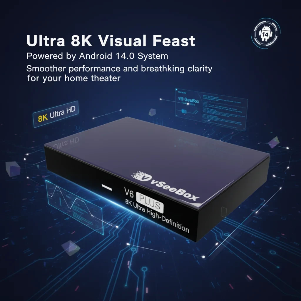 vSeeBox V6 Plus - AUTHORIZED DISTRIBUTOR - FREE SAME DAY SHIPPING