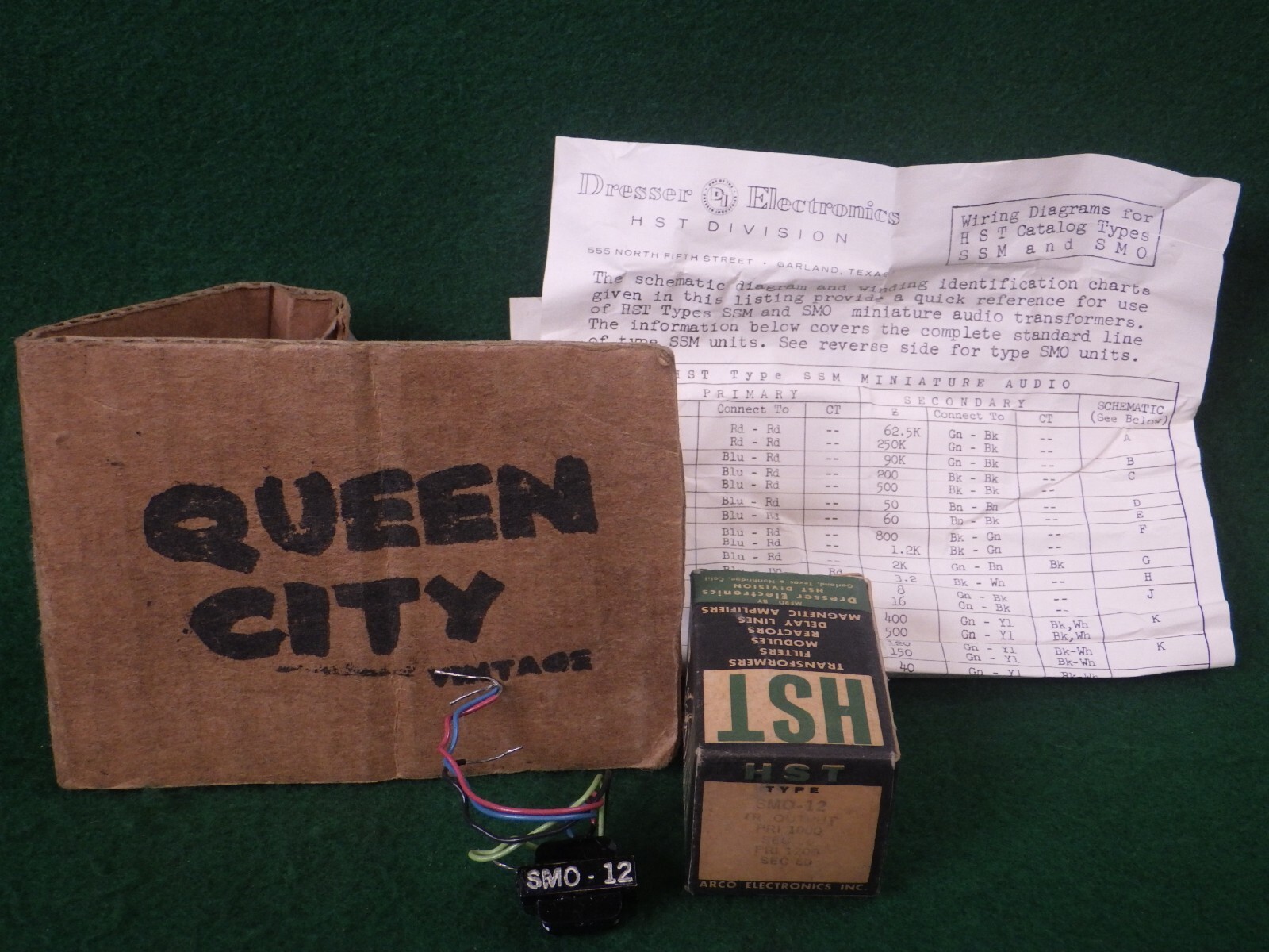 NOS Vintage Dresser/Arco HST Radio Transformer SMO-12