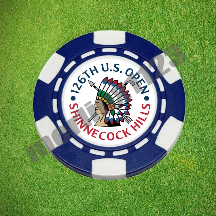 2026 US Open Shinnecock Hills Club Dia-magnetic Clay Poker Chip Golf Ball Marker