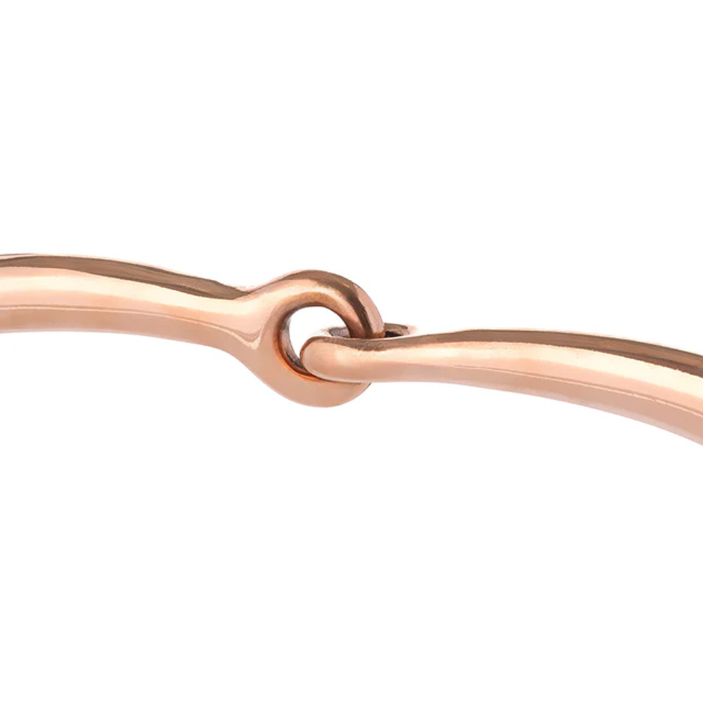25-1811 Weaver Professional Ring Snaffle Bit, 5" Copper Mouth NEW