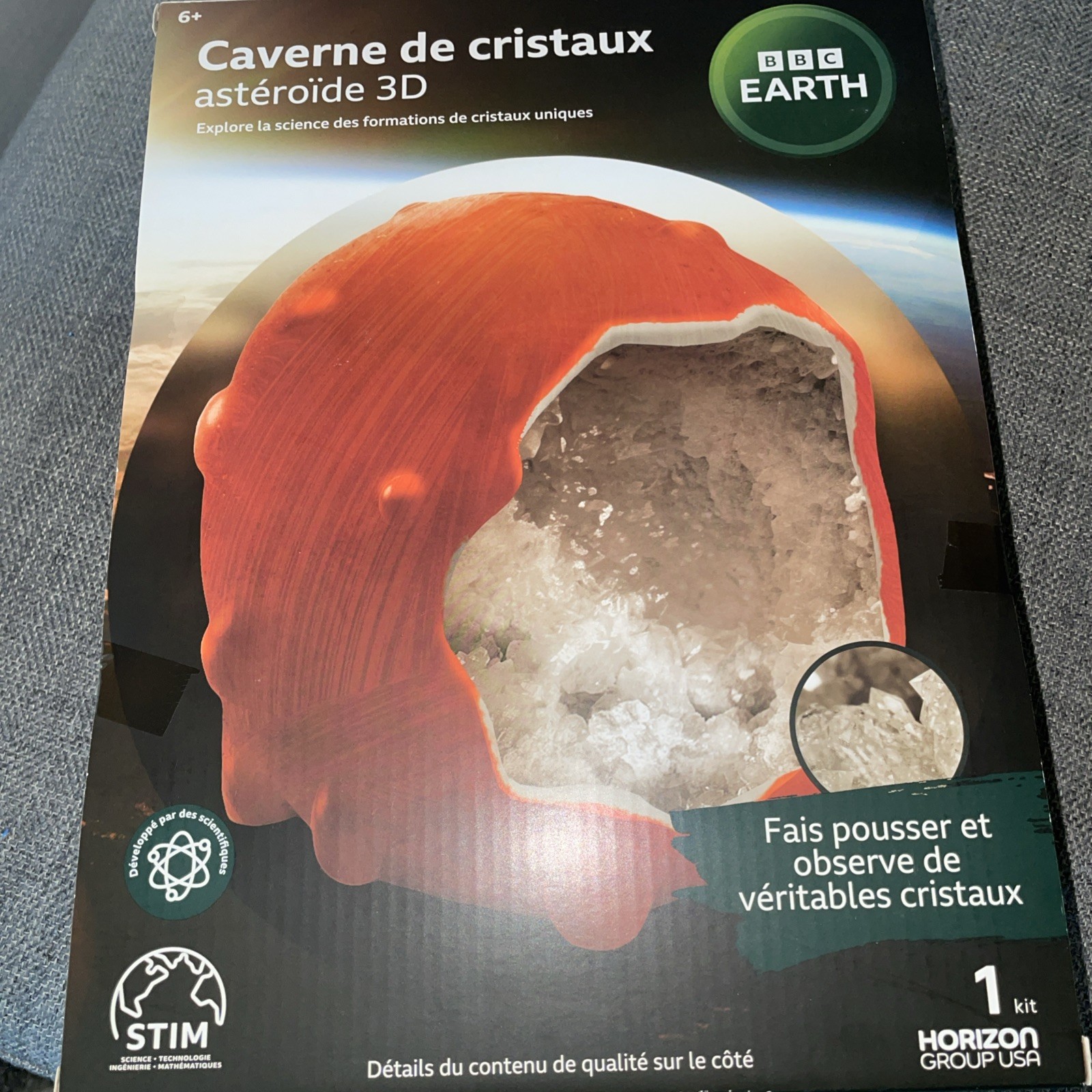 BBC Earth 3D Asteroid Crystal Cavern Grow & Observe Crystals