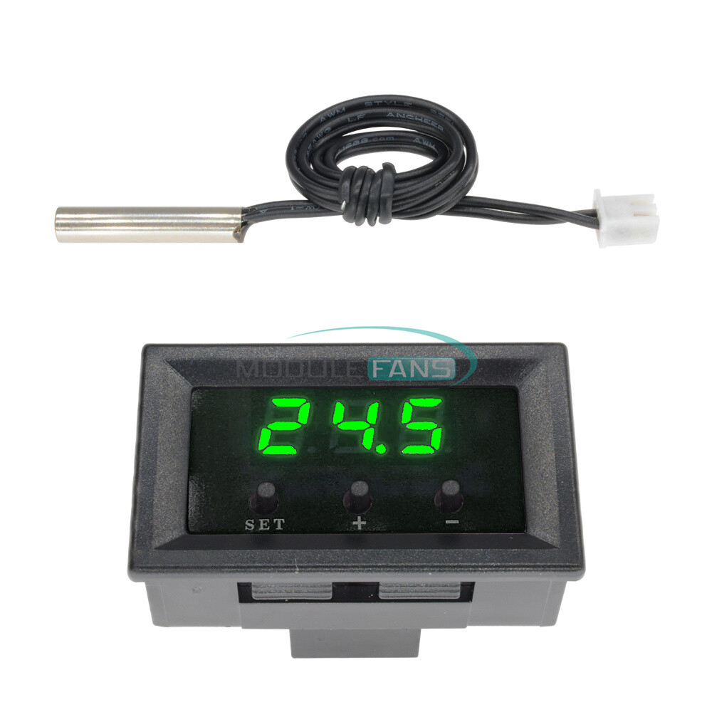 DC 12V -50~110°C W1209 Digital Thermostat Temperature Controller Sensor w/ Case