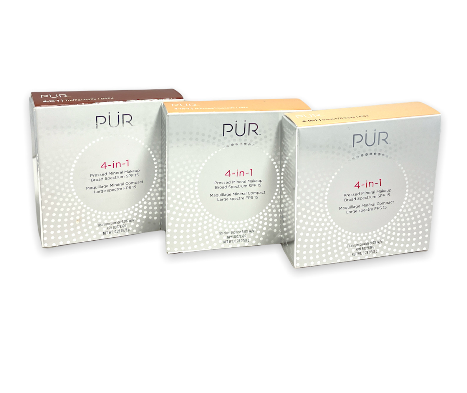 PUR 4-in-1 Pressed Mineral Makeup Broad Spectrum SPF 15 0.28oz./8g Choose Yours