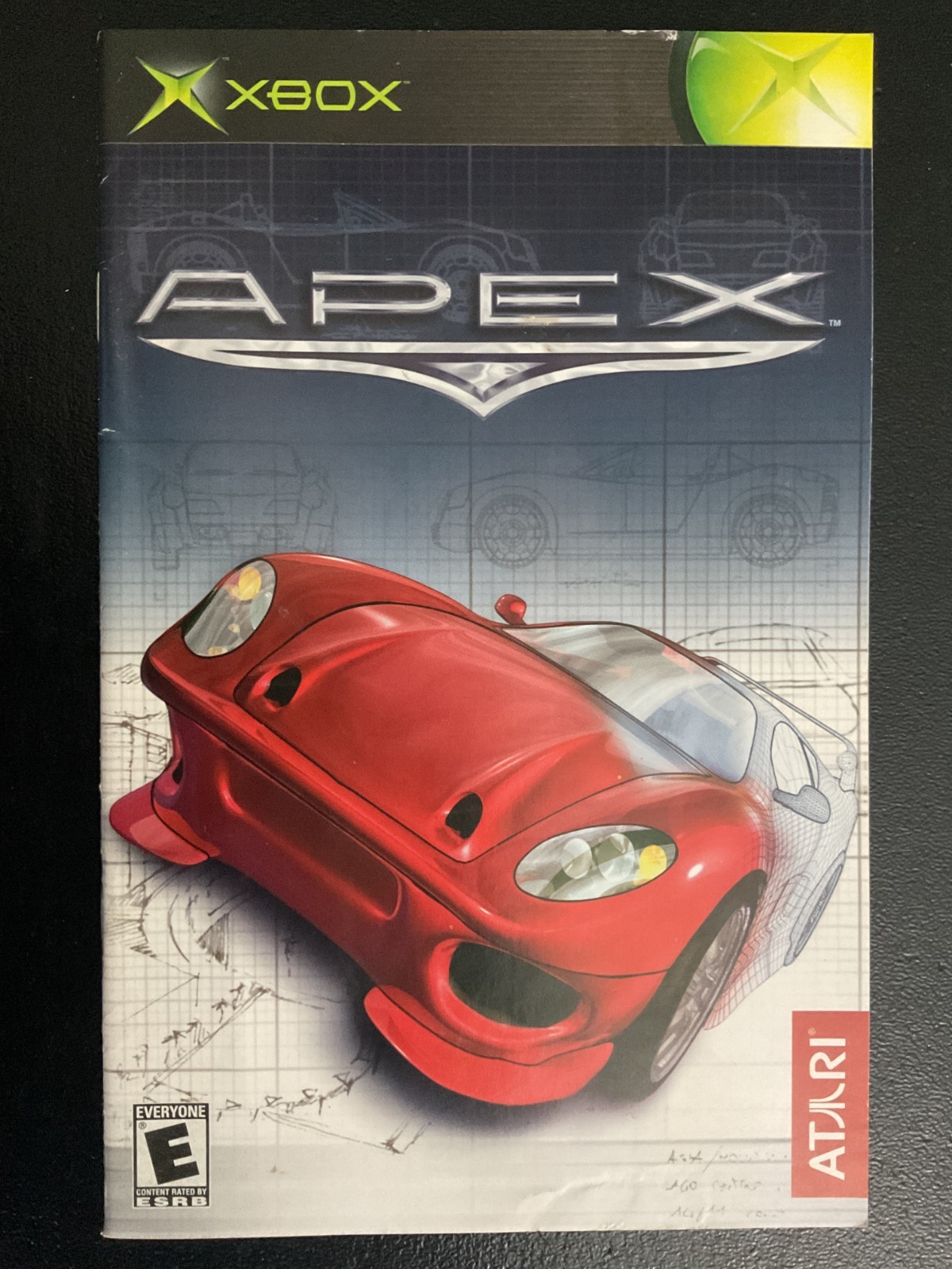 Apex Microsoft XBOX Instruction Manual Only
