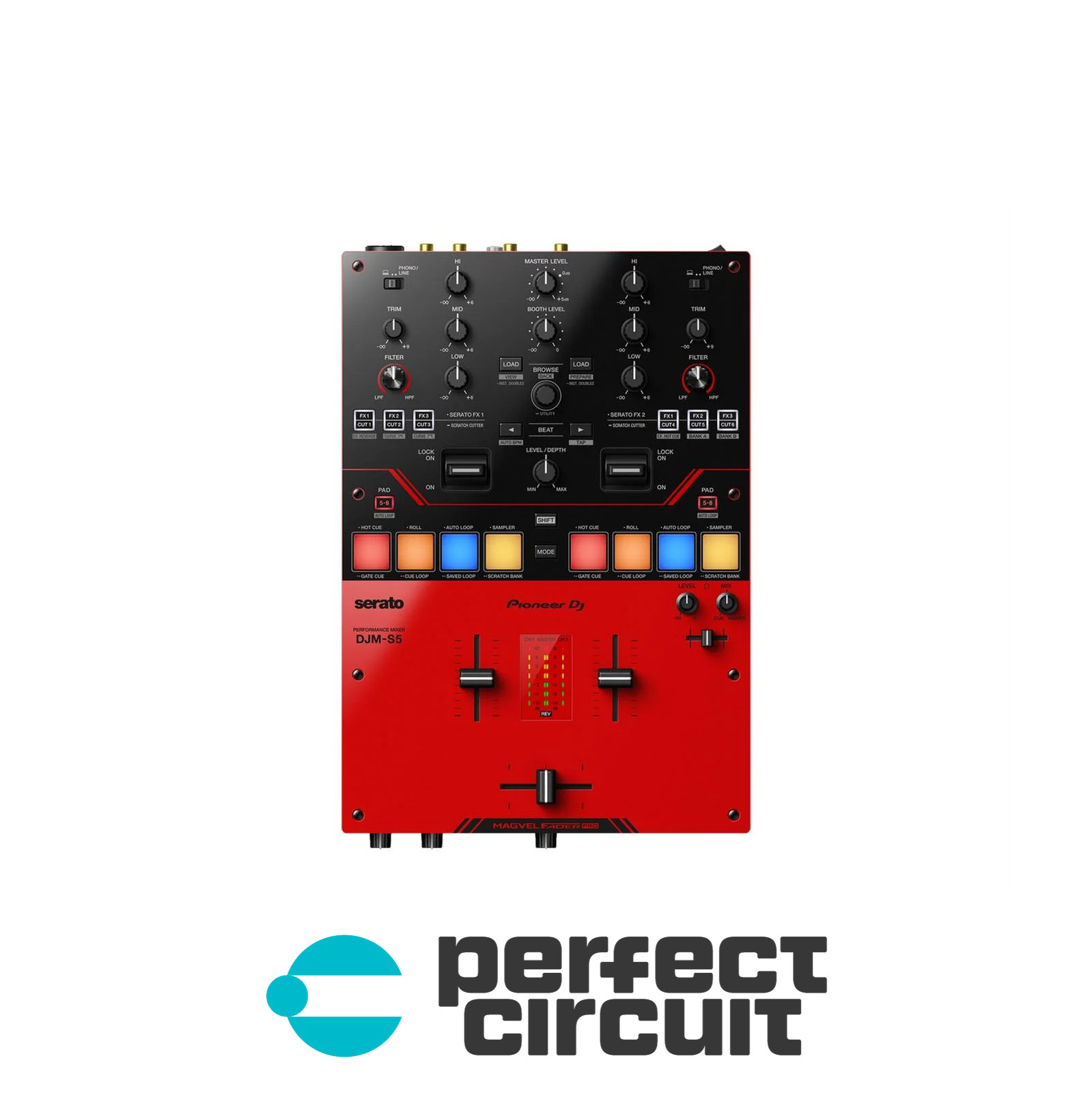 Pioneer DJM-S5 2-Channel Scratch DJ Mixer DJ MIXER - NEW - PERFECT CIRCUIT