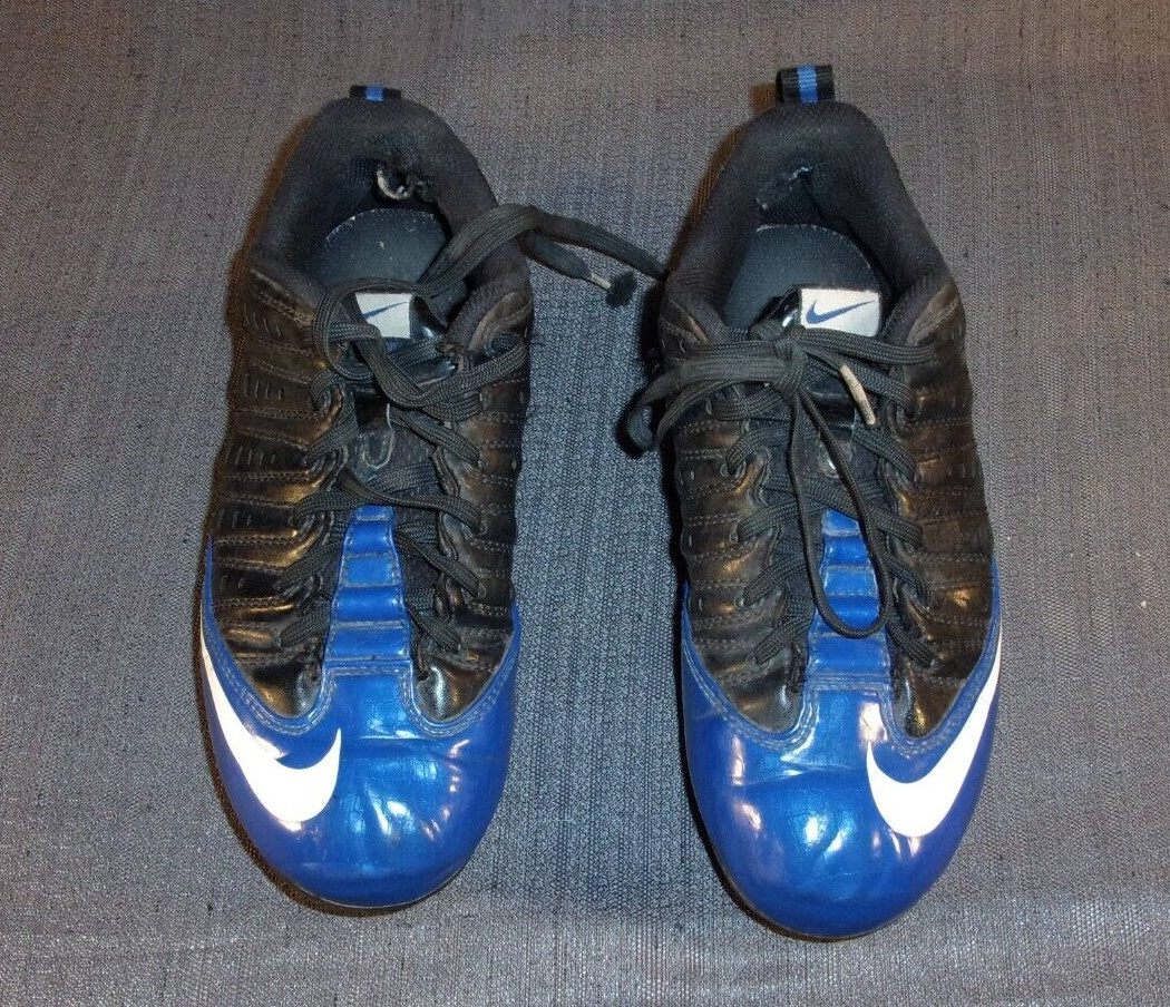 NIKE BLUE AND BLACK CHILDREN'S CLEATS 4.5 YOUTH