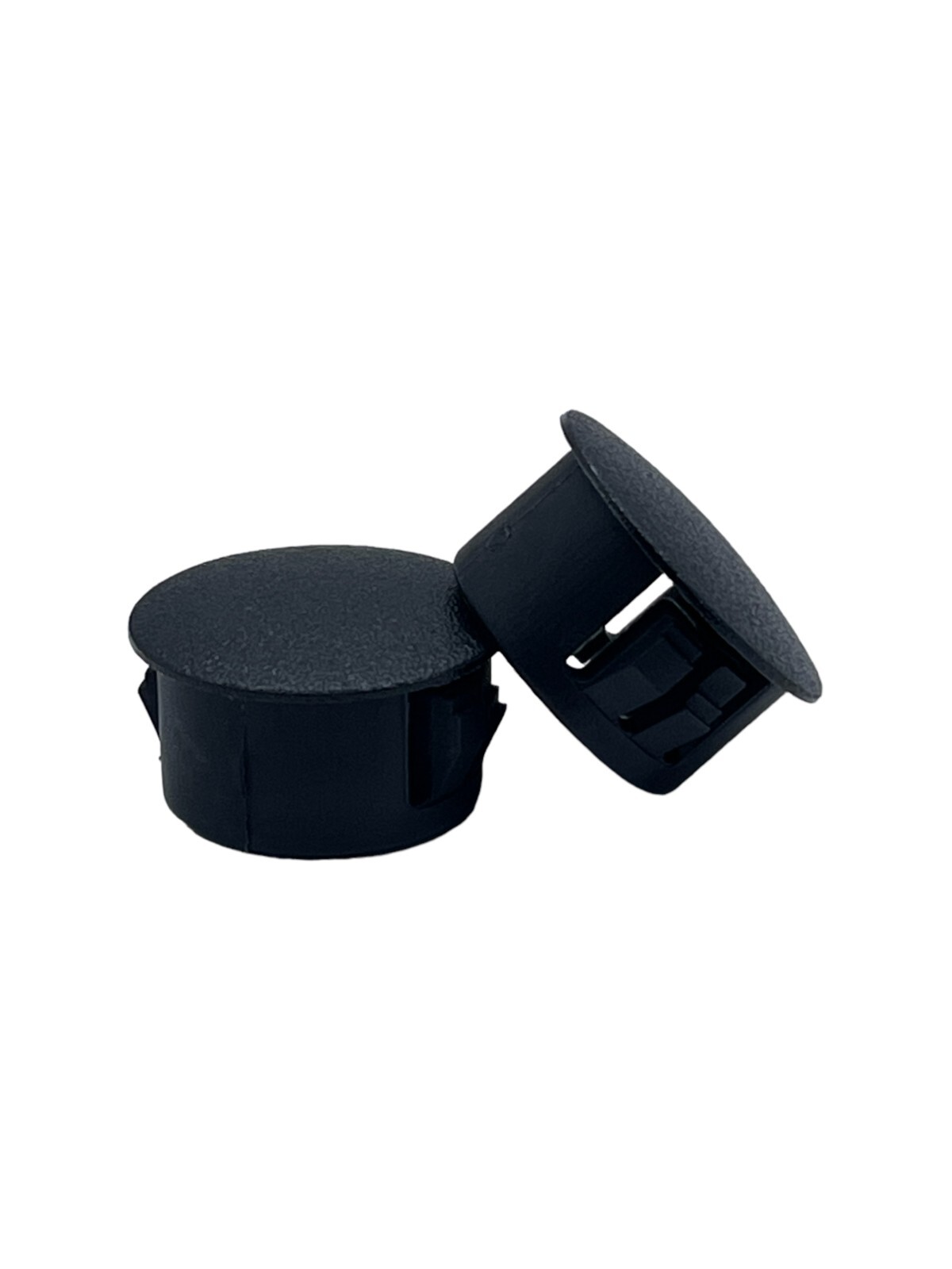 11/16" Hole Nylon Locking Panel Plugs Black/White Dome Cover 13/16" Top Width